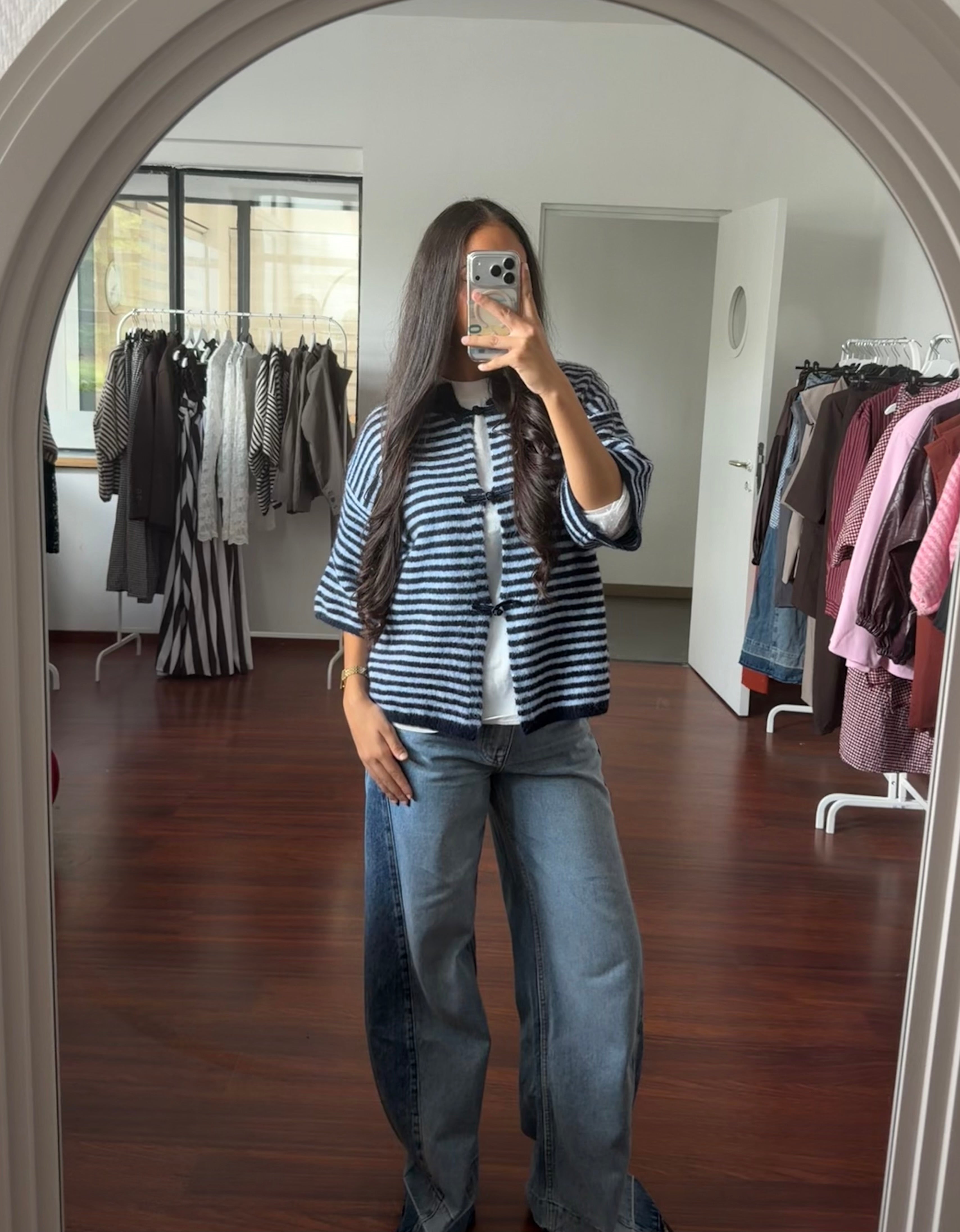 Cardigan EVA bleu marine