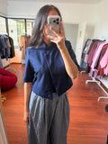 Blazer court LOUISE bleu marine