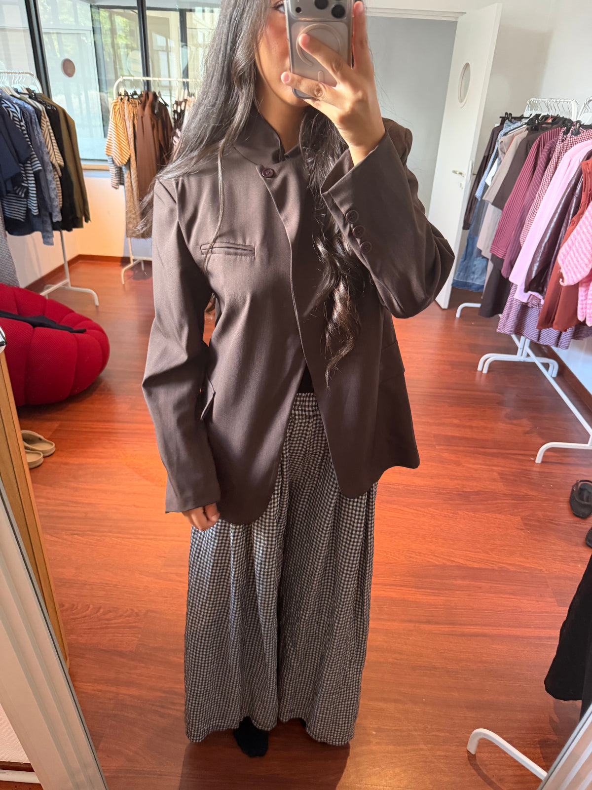 Signature pants brun