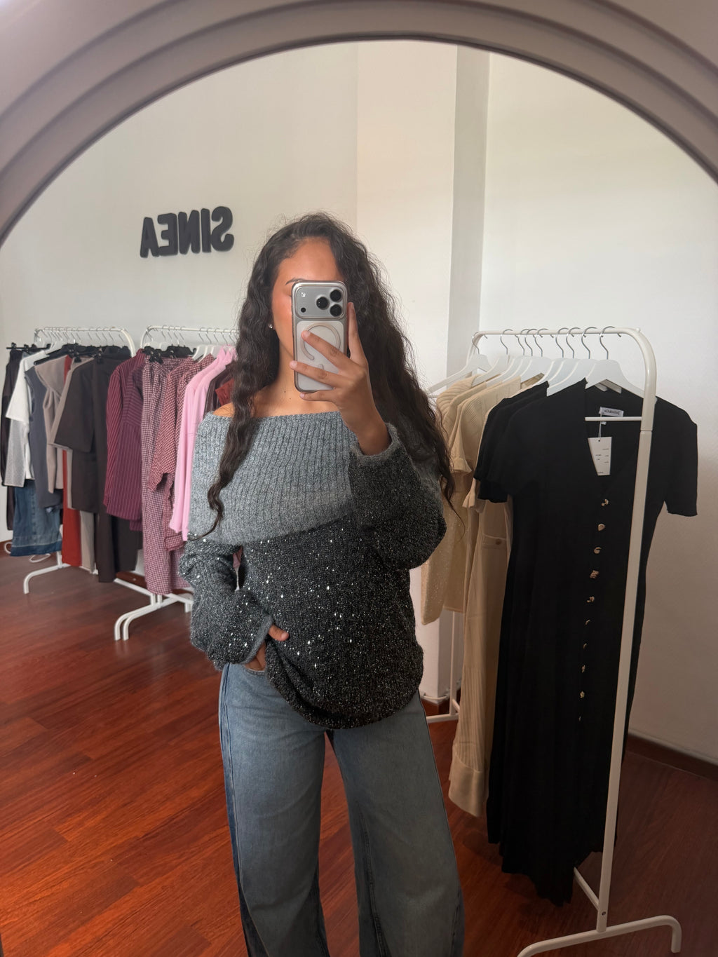 Pull ALEYNA gris