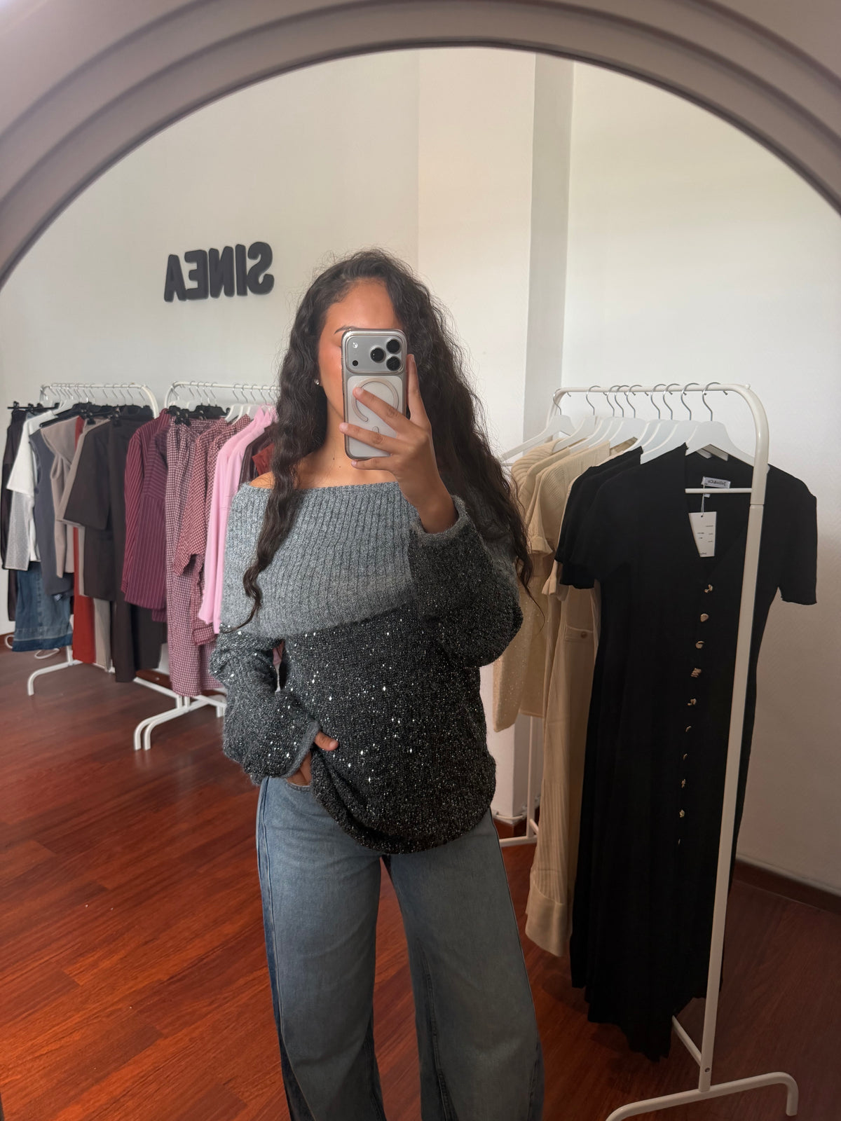 Pull ALEYNA gris