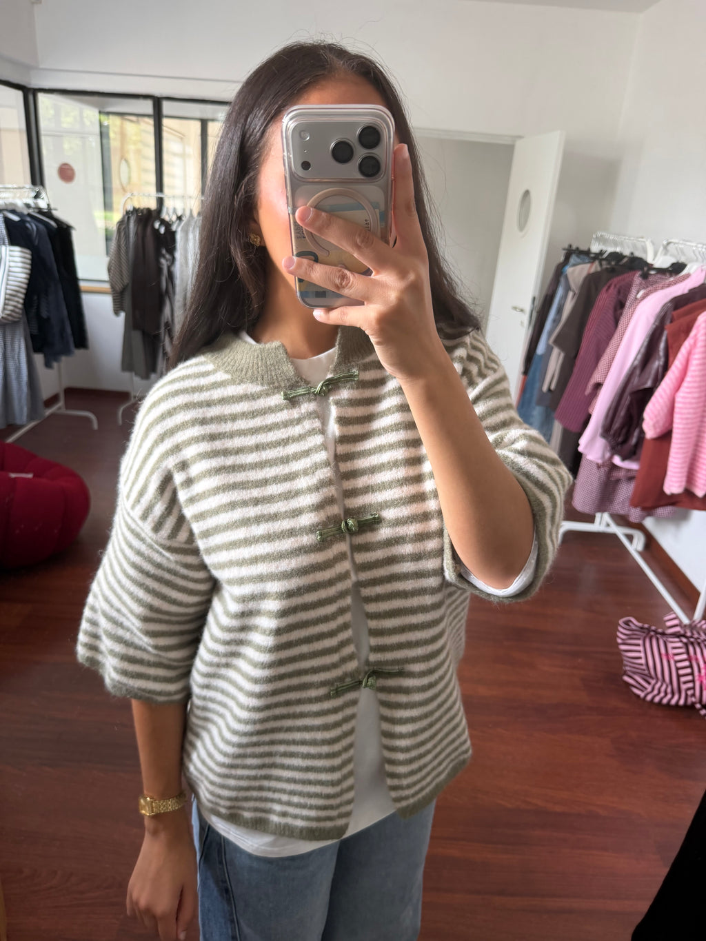 Cardigan EVA vert