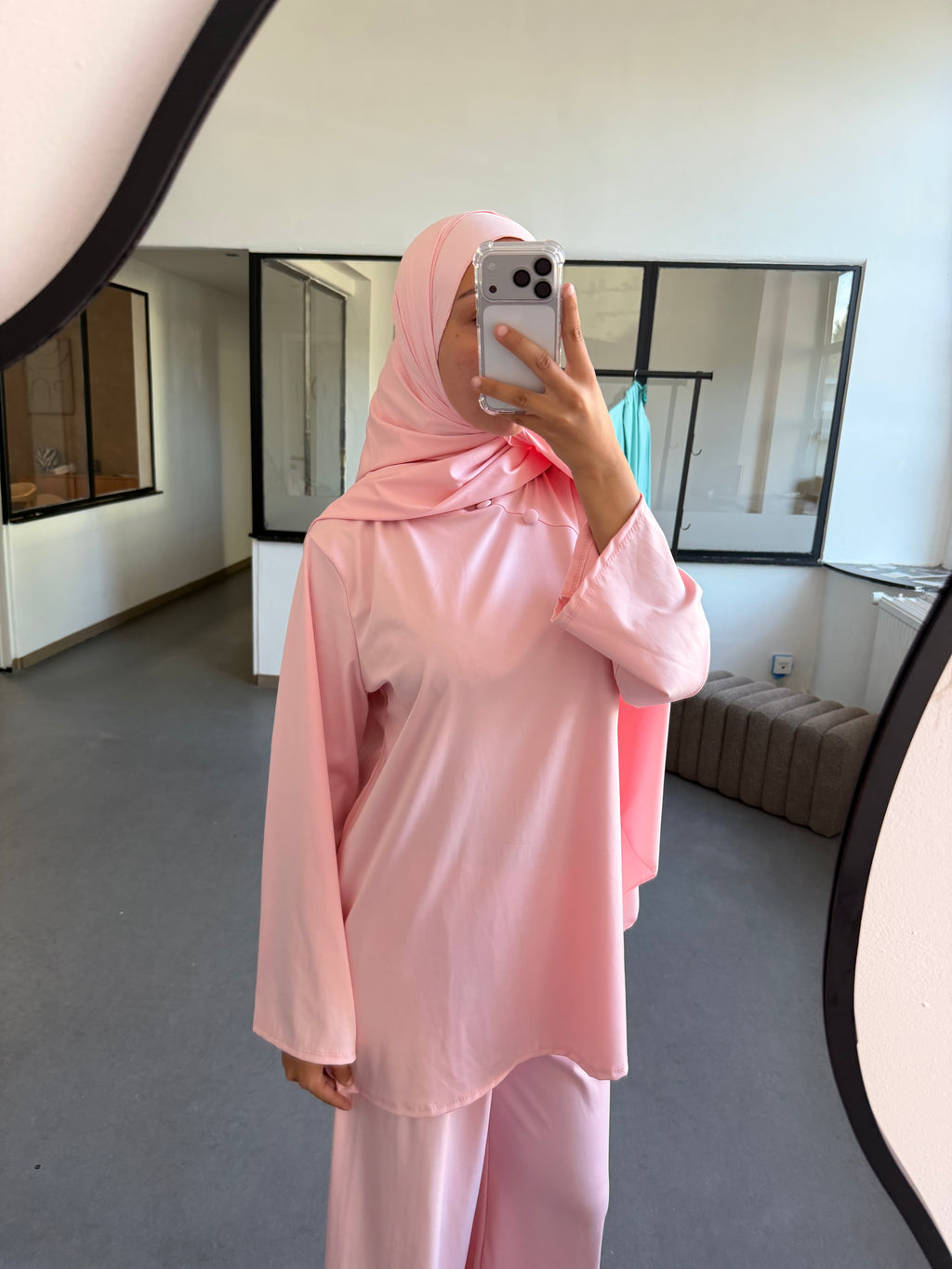 Burkini Krabi baby pink