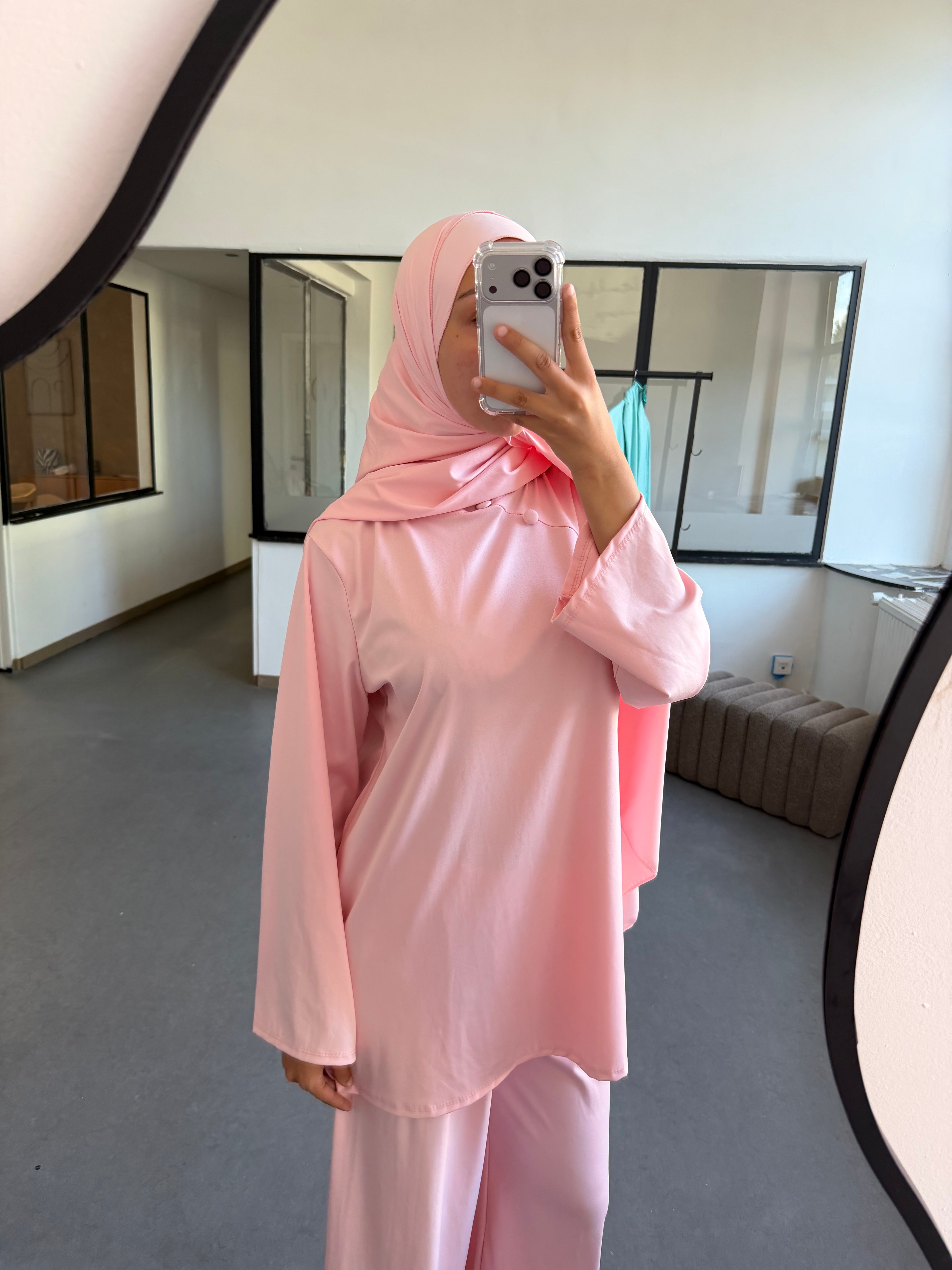 Burkini Krabi baby pink