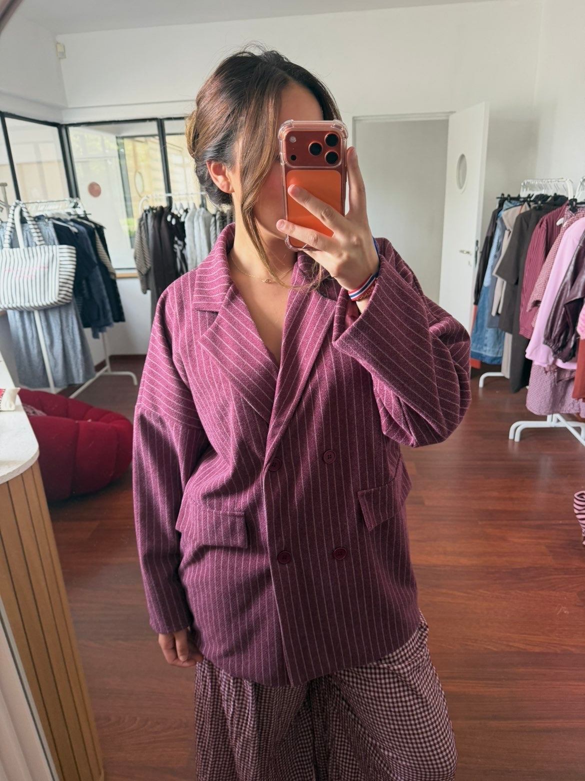 Blazer SIENNA  bordeau