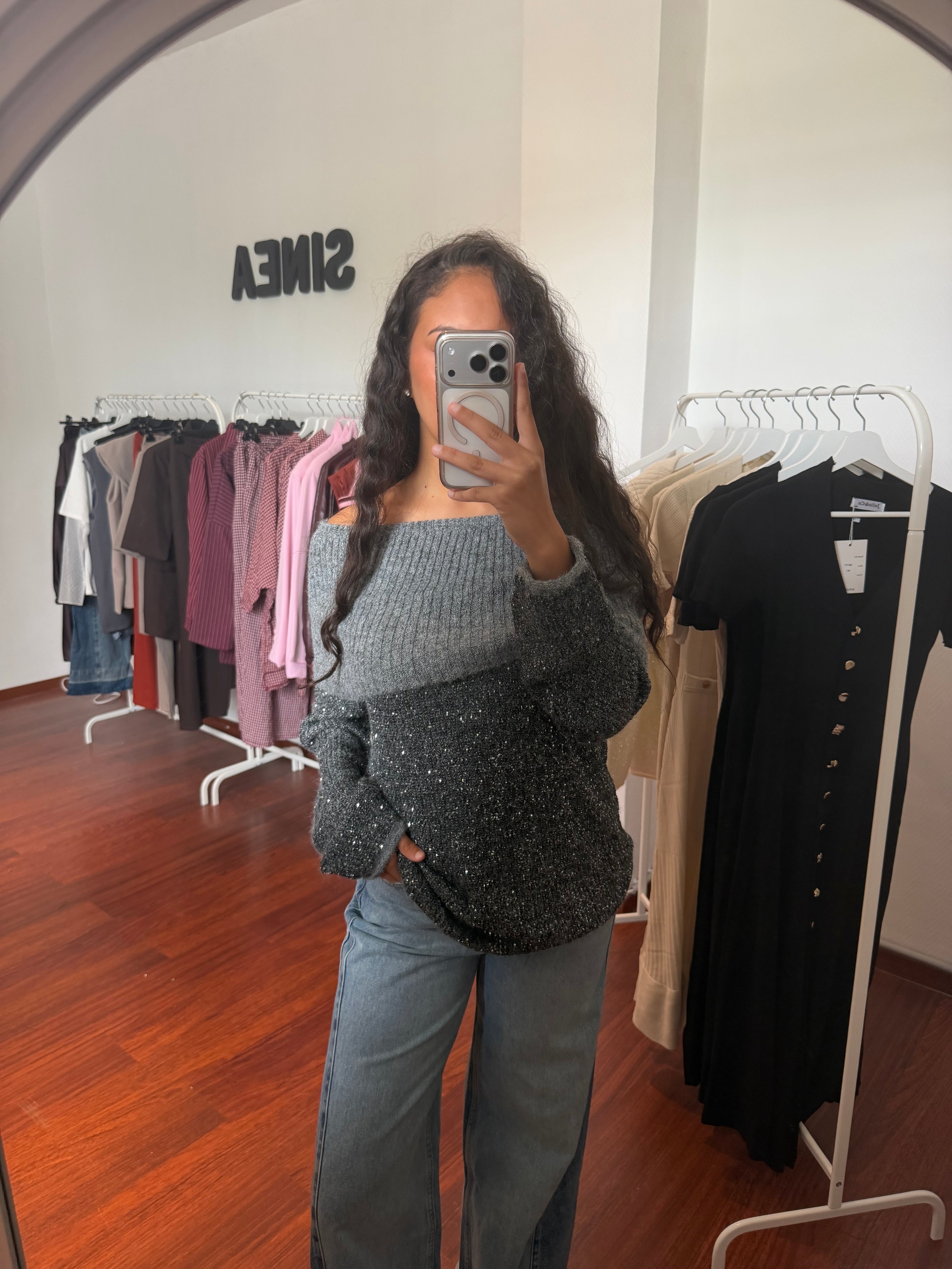 Pull ALEYNA gris