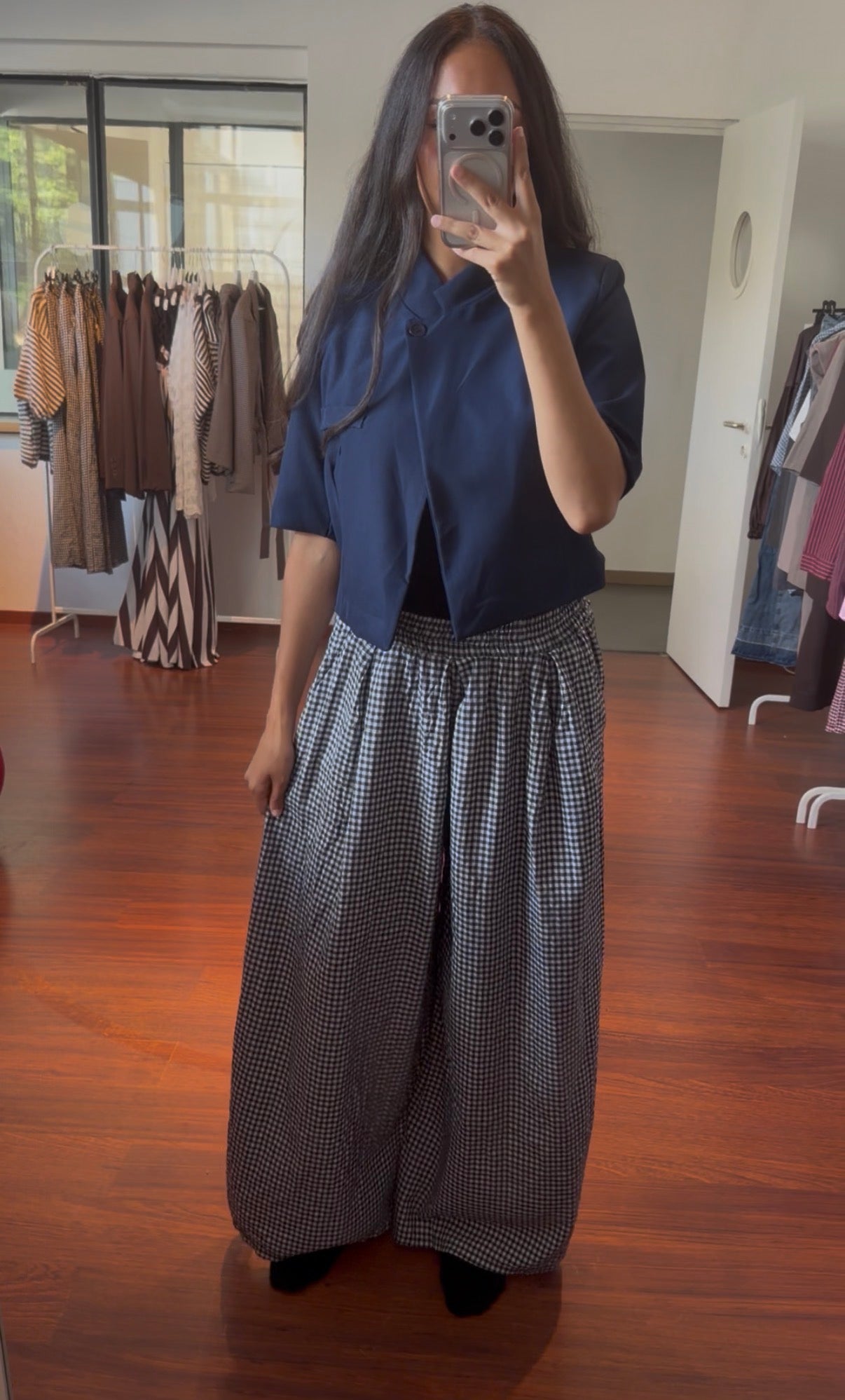 Signature pants bleu marine