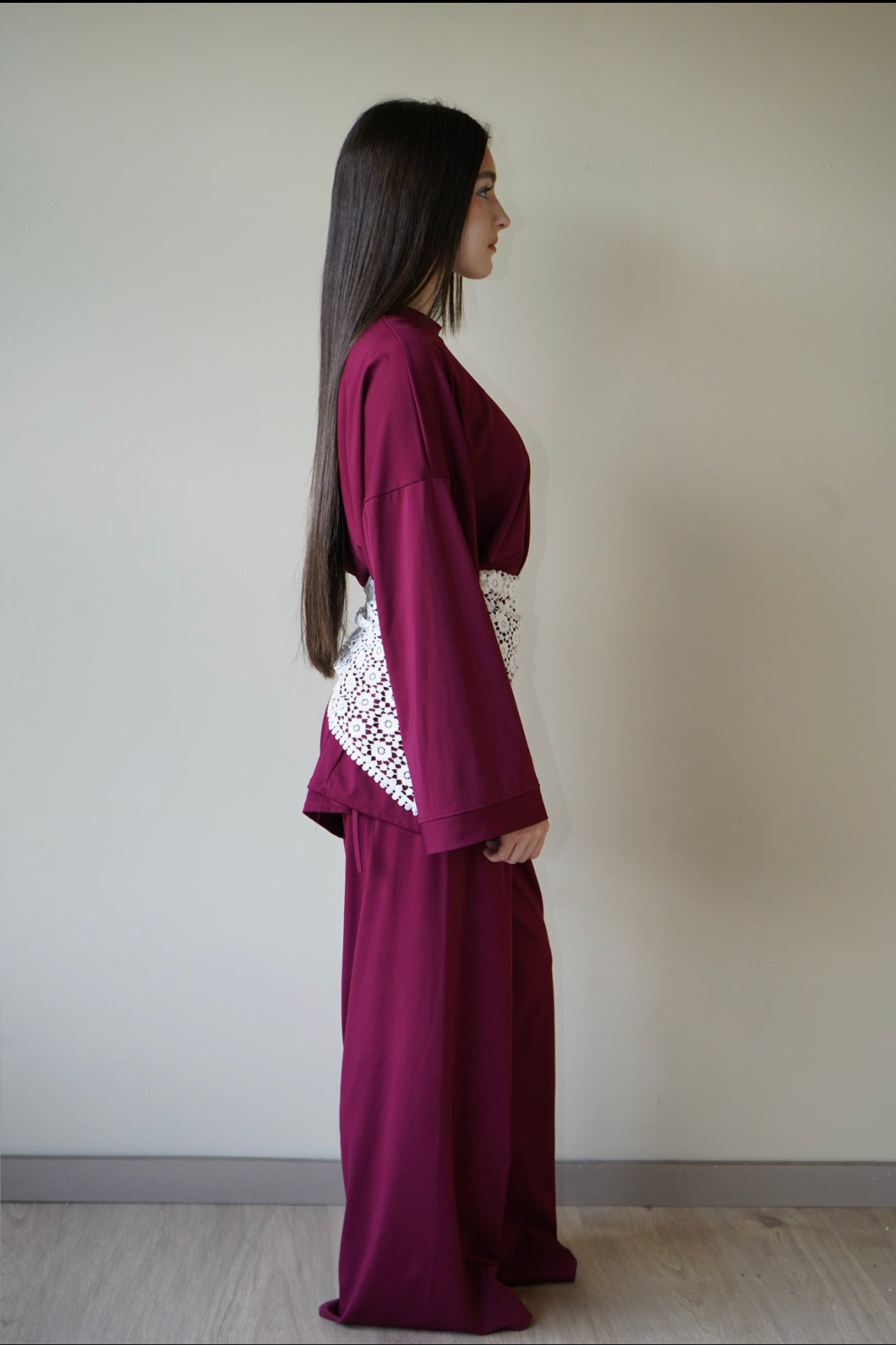 Burkini classy BURGUNDY