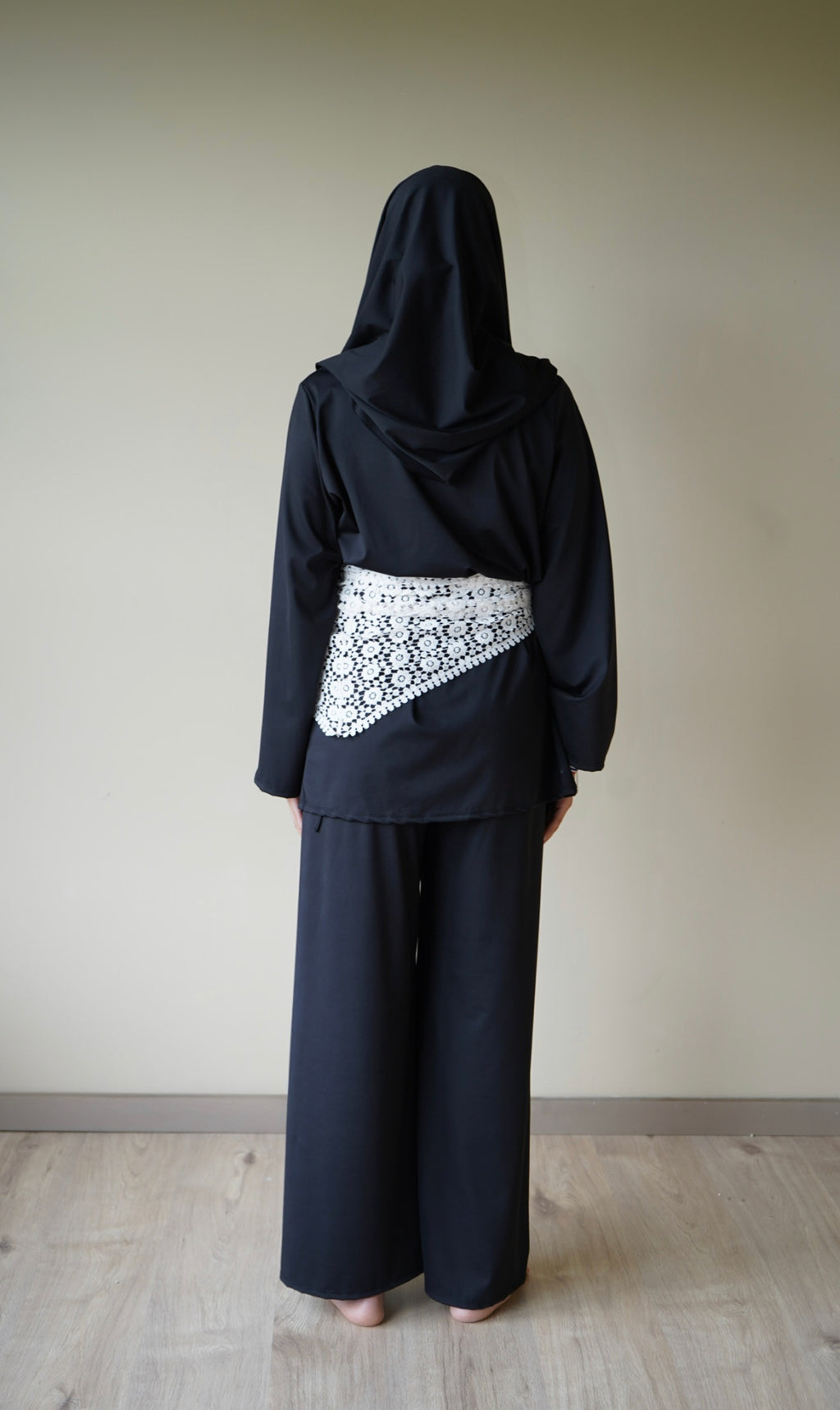 Burkini krabi en BLACK