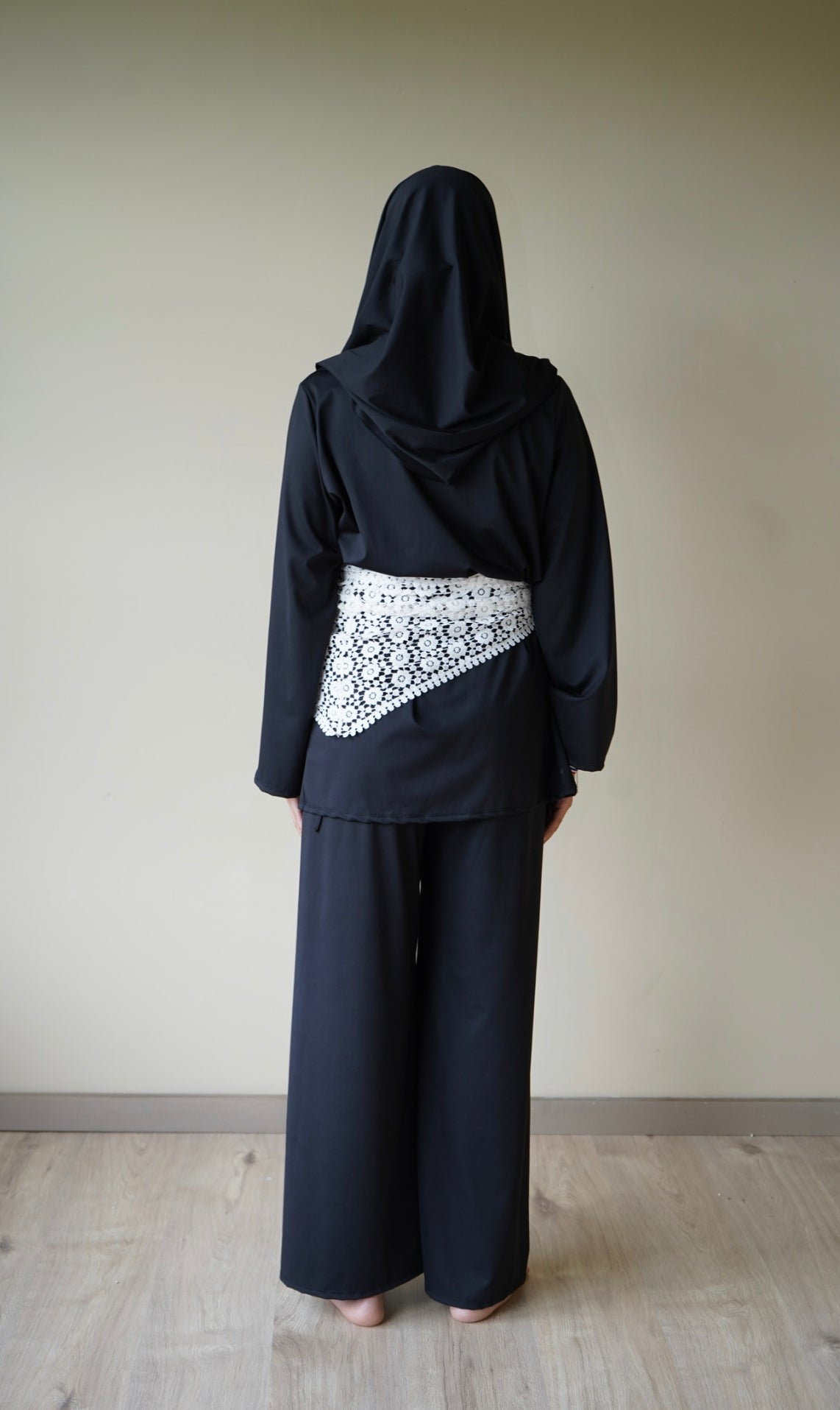 Burkini krabi en BLACK